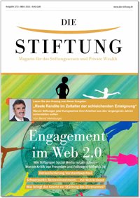 Die Fachzeitschrift Die Stiftung veröffentlicht ein Bericht von Bernd Heimburger